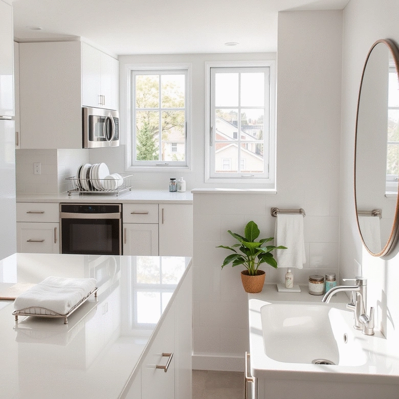 post renovation deep cleaning for kitchens and bathrooms